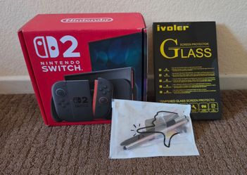 Switch 2 + Screen Protector + 2 Styluses