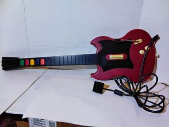 Gibson SG Wired Guitar controller for Playstation 2 ps2 for Guitar Hero RARE Red octane