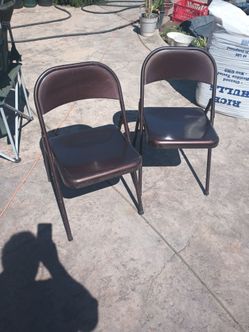 Folding Chairs excellent condition $15 each