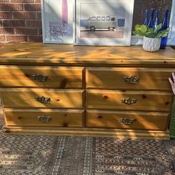 Wood dresser 