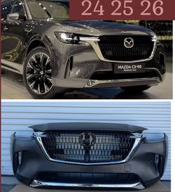 2024-2026 Mazda CX-90 Complete Front Bumper Cover with Grille Set.