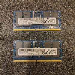 32GB (2x16GB) RAMAXEL DDR5 5600MHz Laptop RAM - SK Hynix Chips (New Pull)