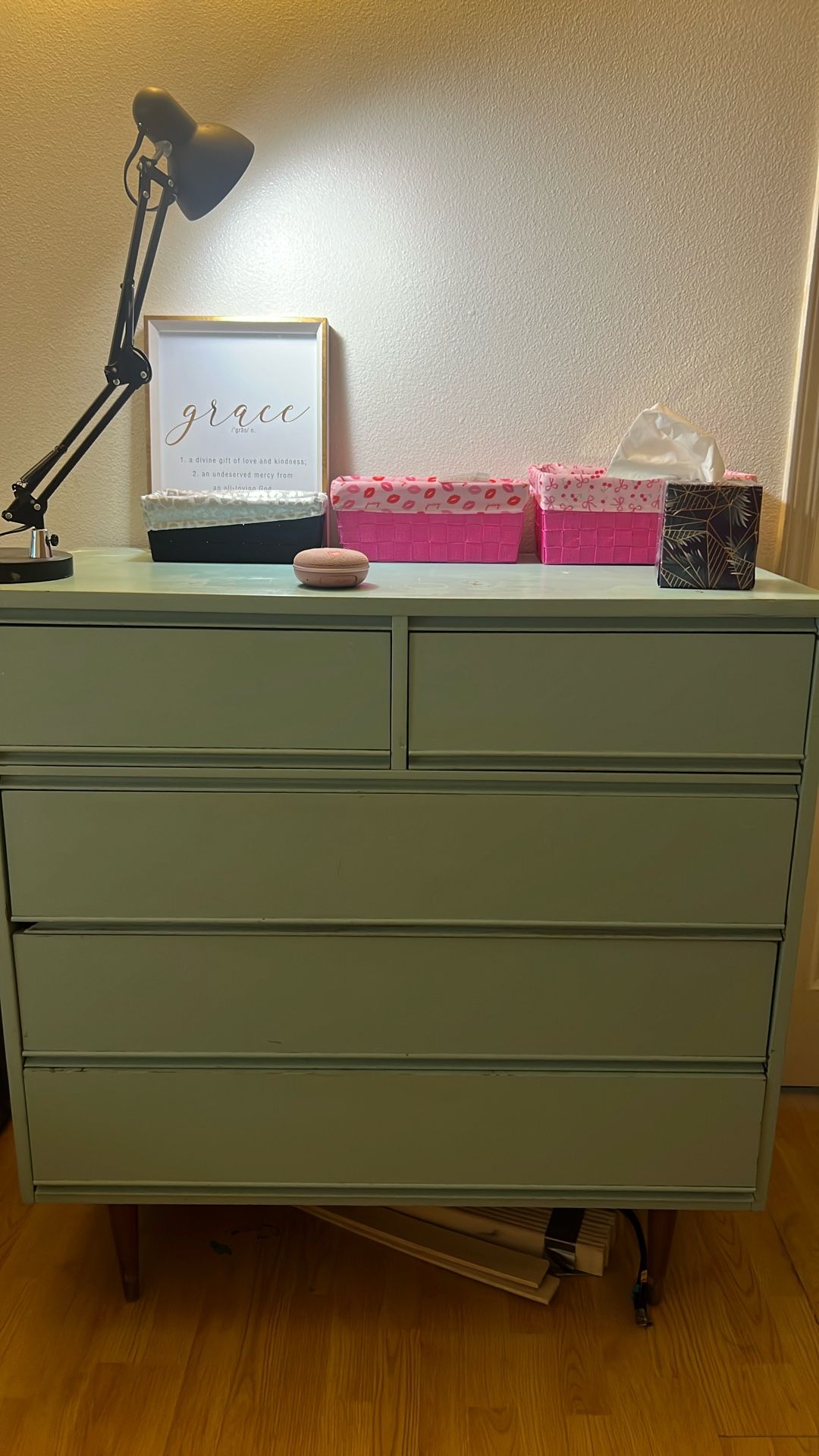 ⭐️NEW PRICE $45⭐️ Rectangle Dresser 5 Drawers With Matching Nightstand