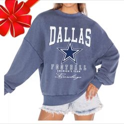 NFL Dallas Cowboys Gameday Sweatshirt Gray Vintage/Wash Size XL Sweater