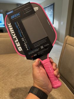 SLK Halo Power/Max Pickleball Paddle – 13mm Carbon Fiber | Pink New Selkirk