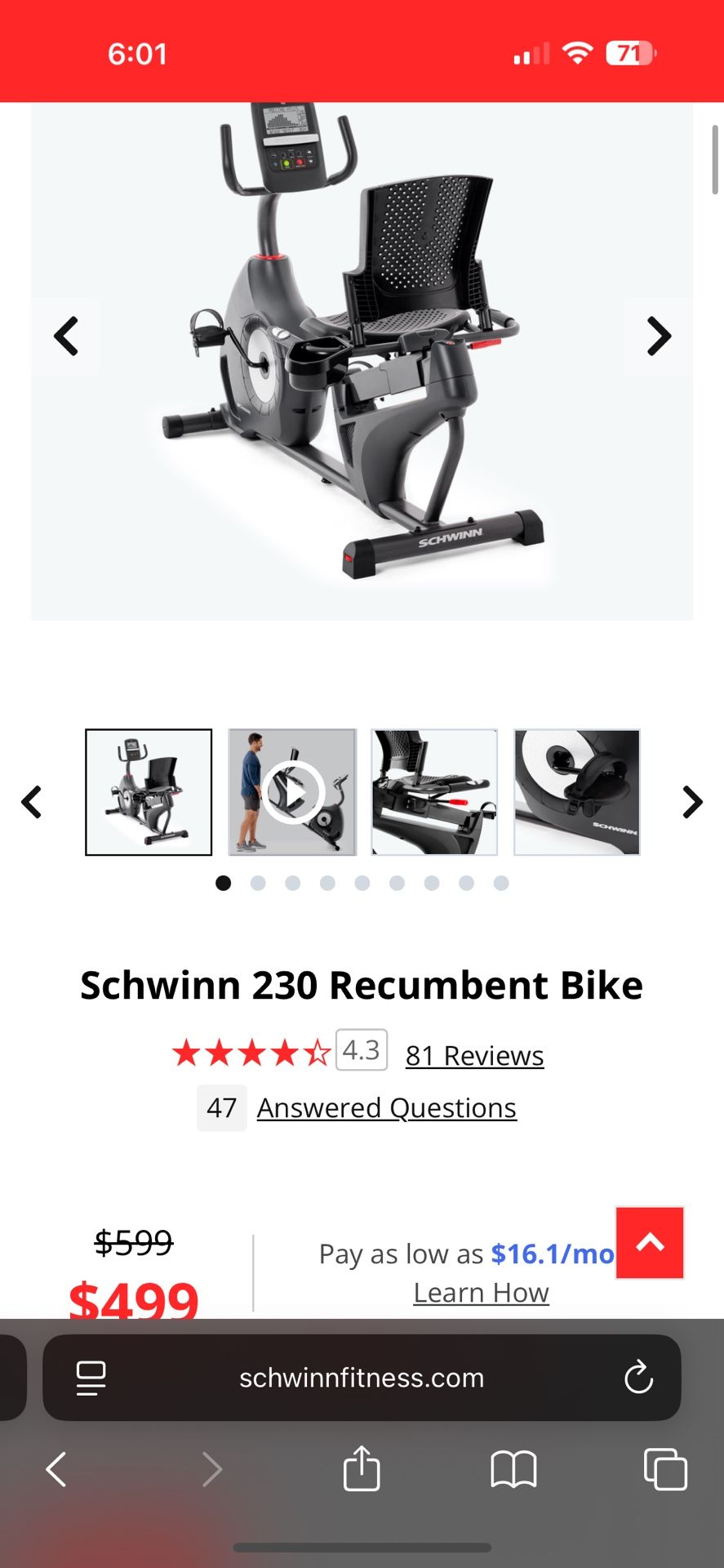 Schwinn 230 Bike