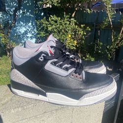 Jordan Retro 3 Black Cement 