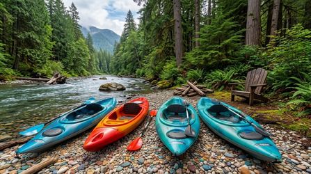 3 Pelican & 1 Perception  Kayaks