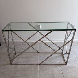 Modern Glass Console Table