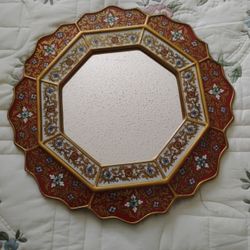 VINTAGE REVERSE PAINTED MIRROR