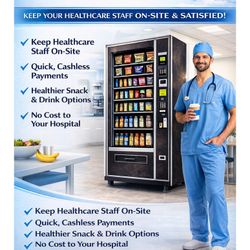 Snack & Drink Vending Machine For Clinics And Medical Offices 