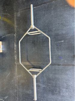 Large REP fitness trap bar.