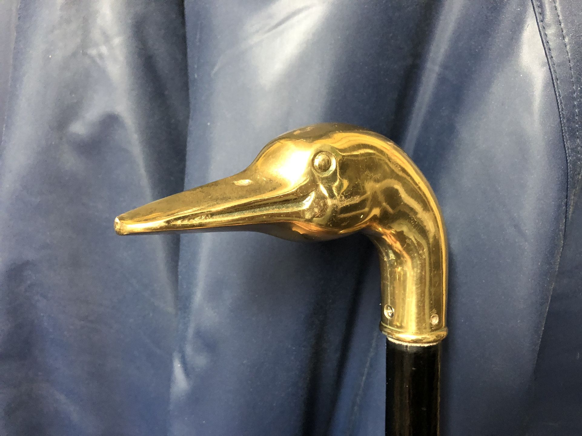 Brass Duck Walking Stick Cane