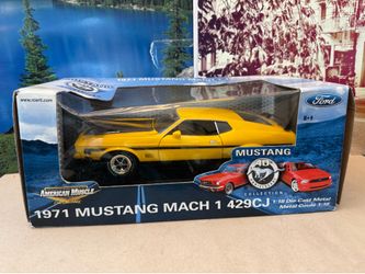 1:18 Scale 1971 Ford Mustang Mach 1 429 CJ Diecast Car. New Unopened.