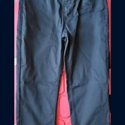 Perry Ellis Slim Fit Stretch Black Pants NEW