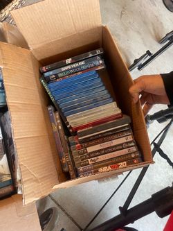 DVDs and shoes