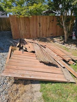 Free old fence boards