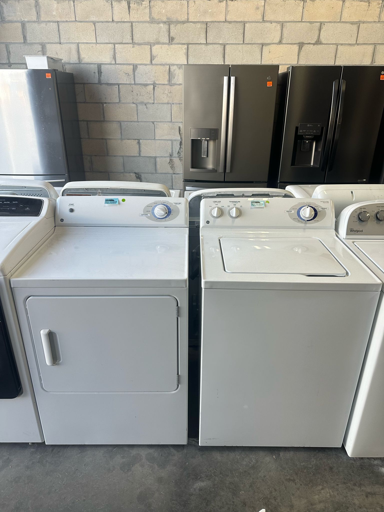Ge Set Washing Machine & Electric Dryer Lavadora Y Secadora