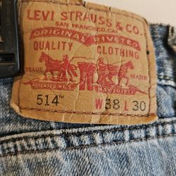 Levi's 514 Mens 38 x 30