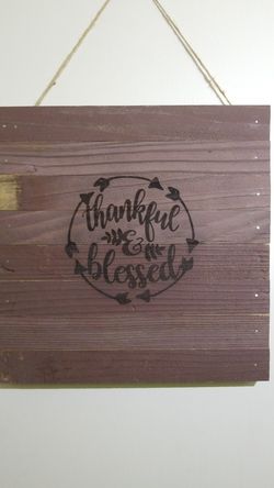 Reclaimed barn wood fall sign