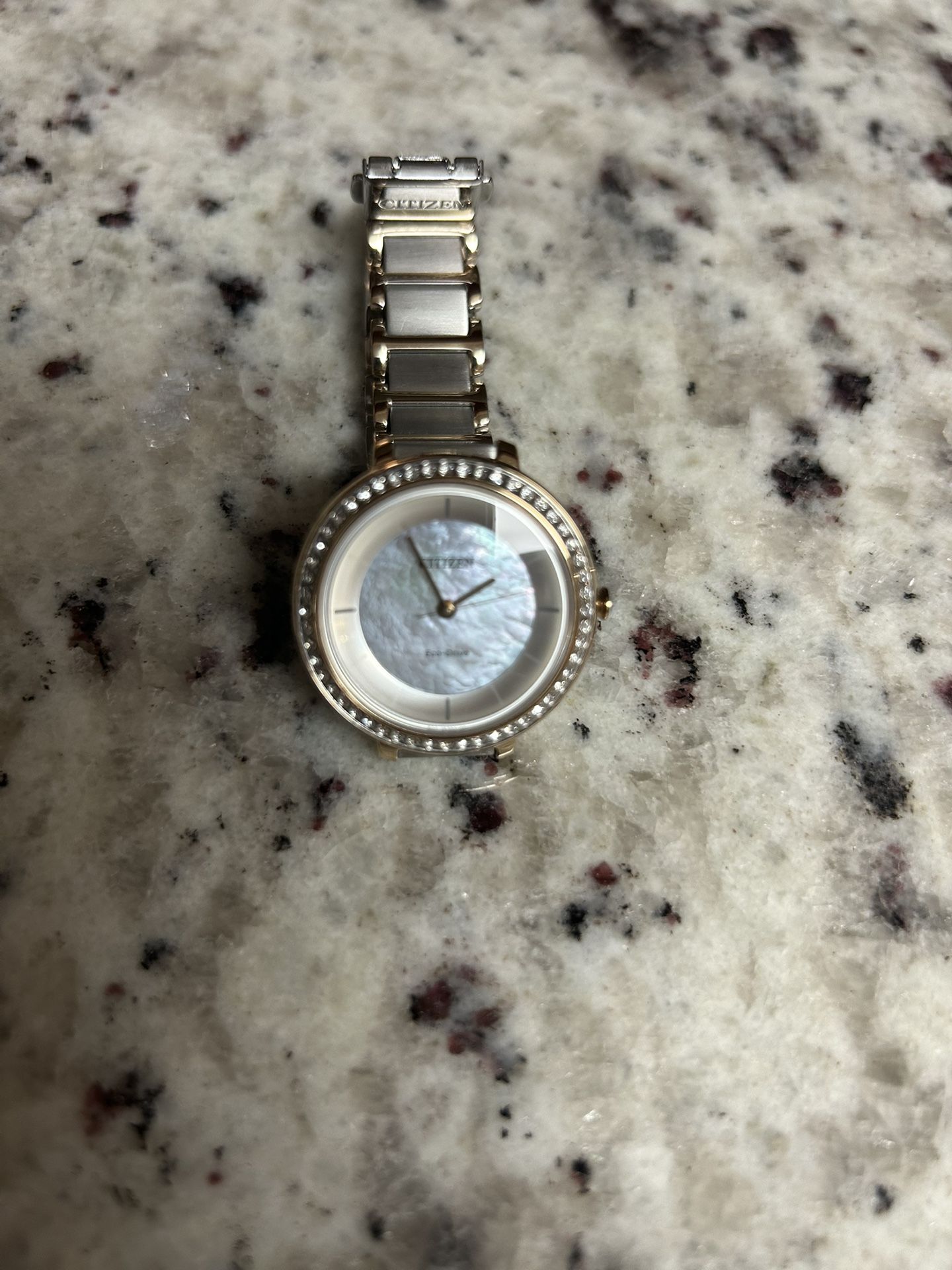 Women’s Citizen Watch , White Sapphire Stones.