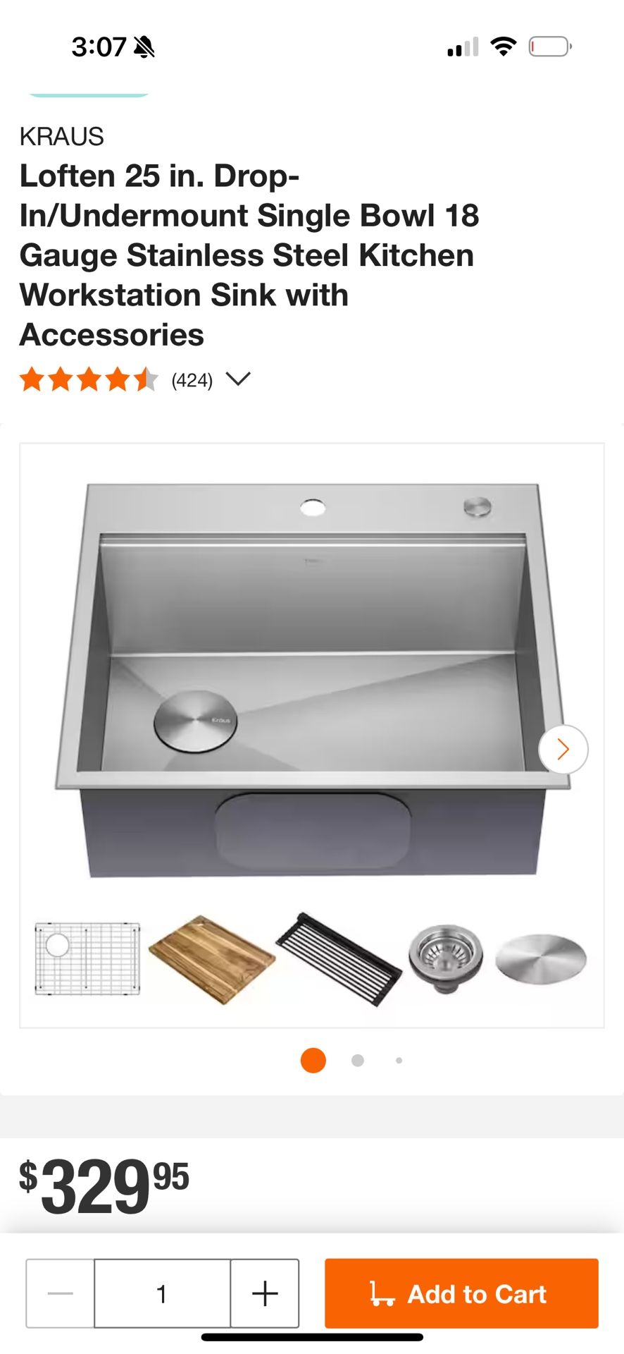 KRAUS Kitchen Sink