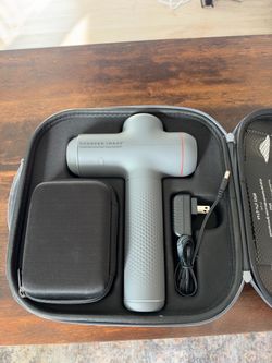 Sharper Image Power Percussion Deep Tissue Massage Gun + Case