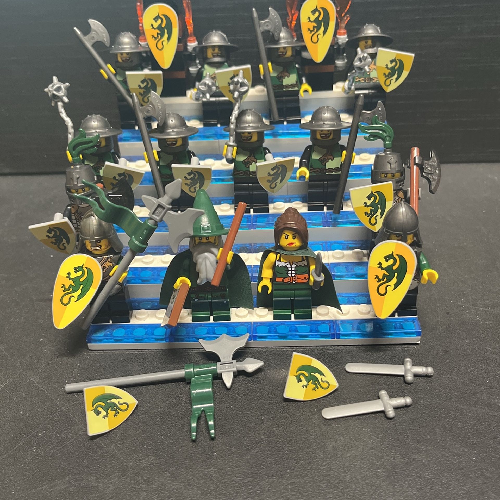 Lego Castle Kingdom Green Minifigures