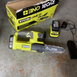 Chainsaw With Battery And Charger New Never Used 