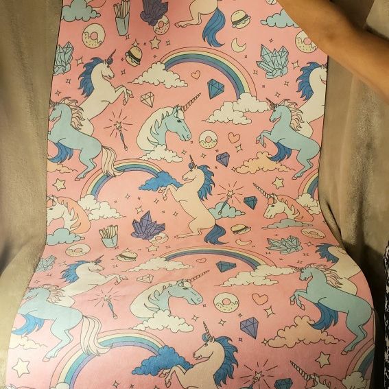 Wunder Pink Unicorn - Kids Suede Yoga Mat (4MM)π¦