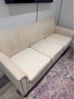 Ivory sofa