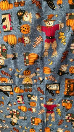 Halloween Cotton Fabric Sold by the Yard 36”x44” New Rare Find