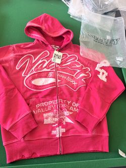 Vale USA Valley Dream Pink Zip-Up Hoodie