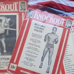 6 Old Boxing Magazines 30s and 40s