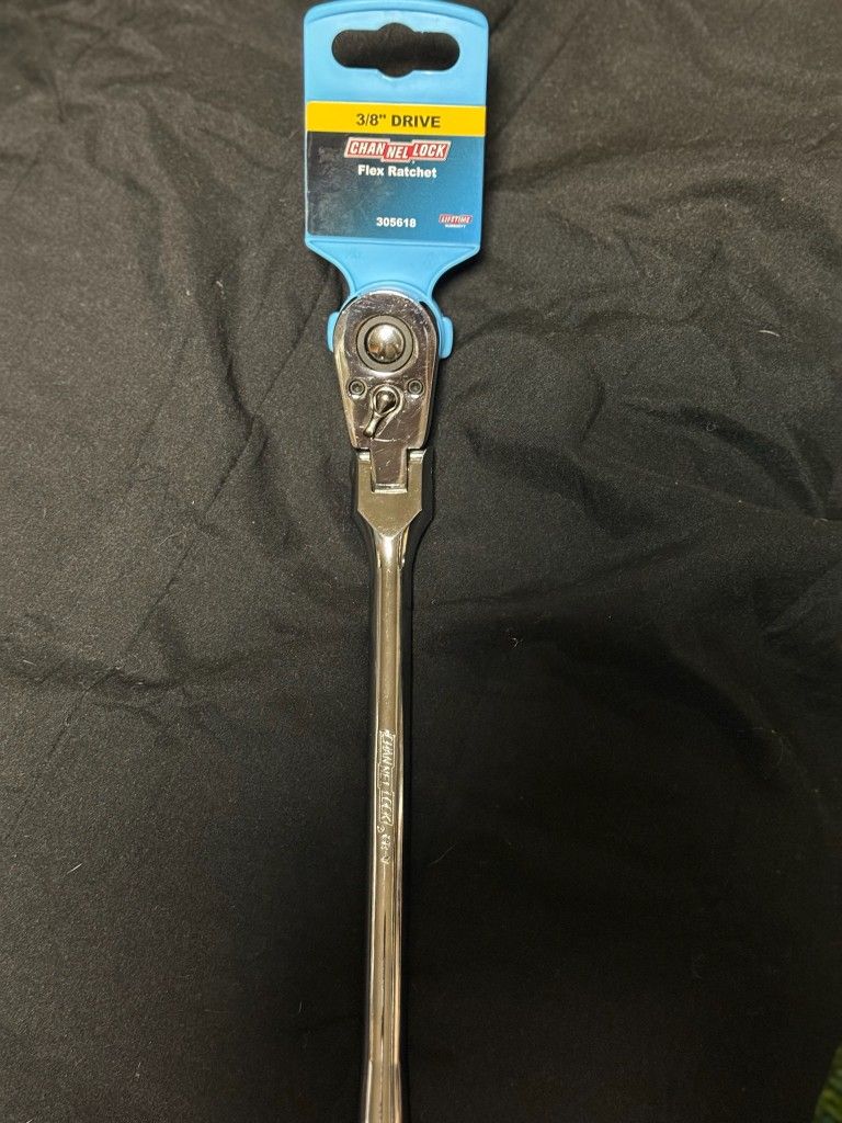 3/8" DRIVE Channel Lock
Flex Ratchet