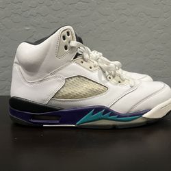 Nike Air Jordan Retro 5 White/Purple “Grapes”