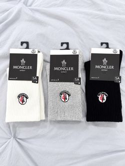 Unisex Moncler socks, sizes M and L