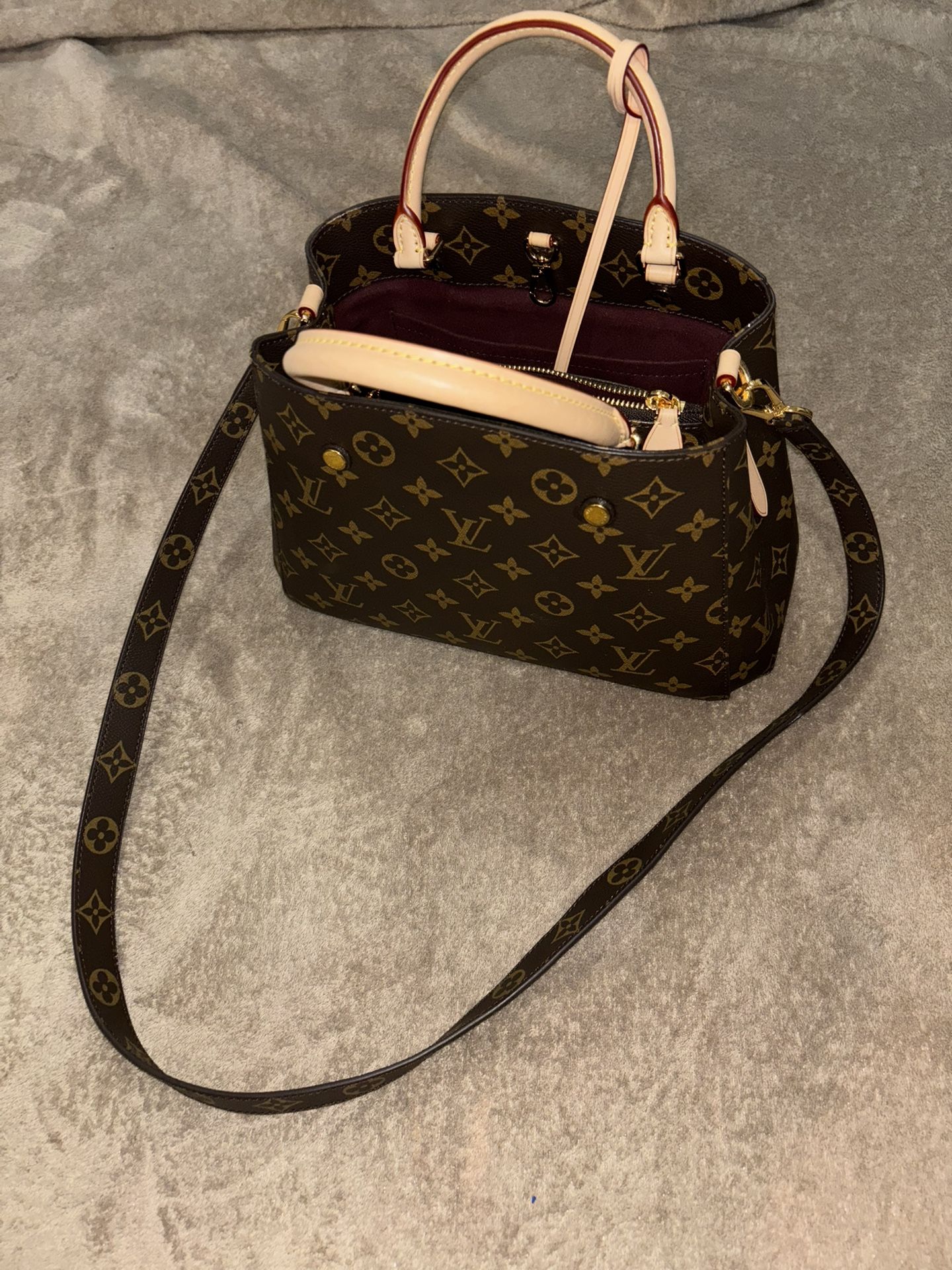 louis vuitton vintage monogram canvas montaigne BB