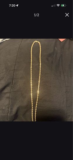 14k diamond cut rope chain 24 inch 24.7 grams 14k solid 2.8mm trade for crypto only xrp solana eth or ada