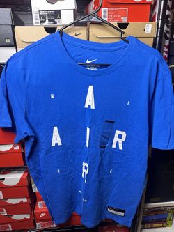 Nike air blue tee shirt size large men’s brand new with tags  