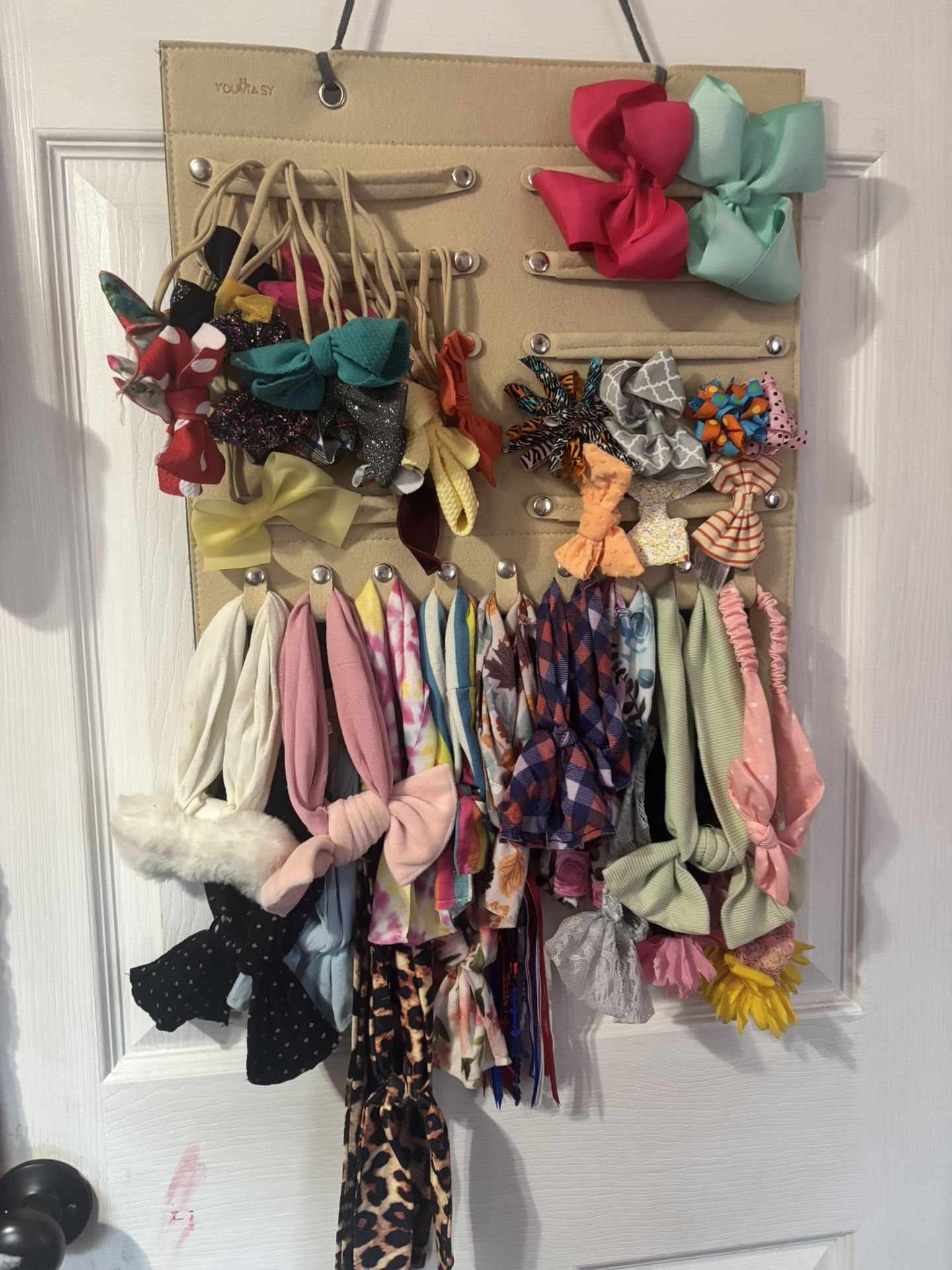 Girls Bow Set With Display Holder