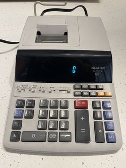 Sharp EL-1197PIII printing calculator