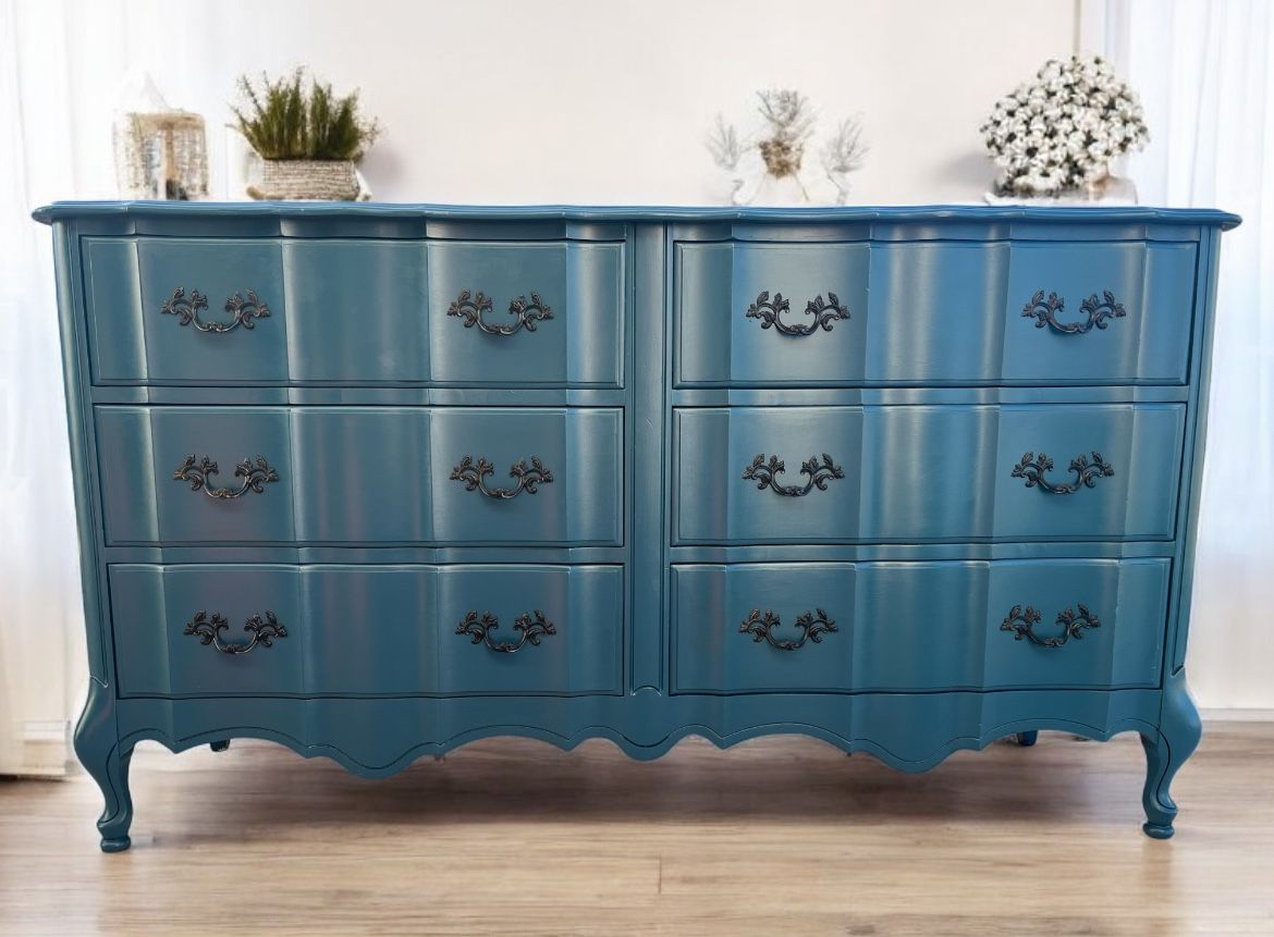 Refinished French Provincial Dresser