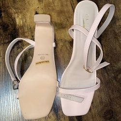 New Baby Pink Strappy Heels 10  | Porterville 
