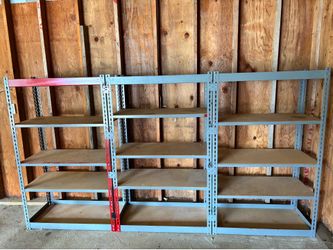 Set of 3, Garage shelves