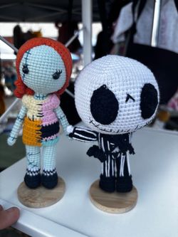 Jack Skeleton and Sally