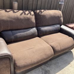 This Two Recliner Couch In Great Condition