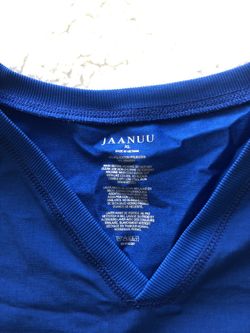 Men’s Jaanuu XL Royal Blue Scrub Top
