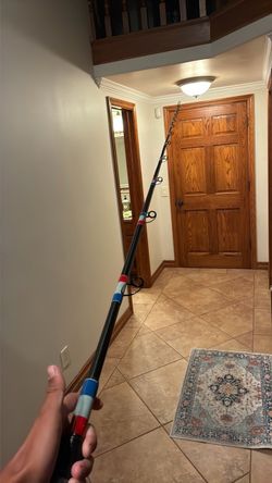 !SEND OFFERS!Custom seeker 10ft 2 piece rod wrapped by Danny wade