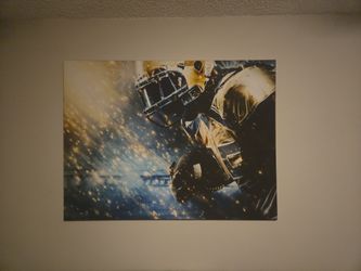 Autograph Jaguar memorabilia big wall picture